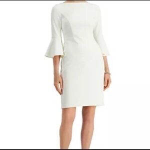 Harper Rose NWT dress bell sleeve white IVY dress size 2